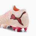 Fußballschuhe PUMA Future 9 Ultimate Low FG sugared almond/puma white/ultra red/puma black 6