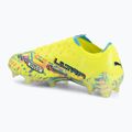 Fußballschuhe PUMA Ultra Nitro 7 Ultimate Advanced Level FG puma white/blue glimmer/pink glimmer/yellow alert 3