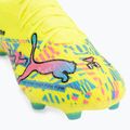 Fußballschuhe PUMA Ultra Nitro 7 Match Advanced Level FG/AG puma white/blue glimmer/pink glimmer/yellow alert 7