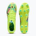 Fußballschuhe PUMA Ultra Nitro 7 Match Advanced Level FG/AG puma white/blue glimmer/pink glimmer/yellow alert 3