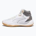 Herren-Basketball-Schuhe PUMA Playmaker Pro Mid Trophäen aschgrau/Gusseisen/Puma Gold 7