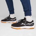 Herren-Hallensportschuhe PUMA Varion II puma schwarz/cool light grey/yellow blaze/gum 8