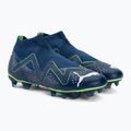 PUMA Future Match+ Ll FG/AG Herren Fußballschuhe persisch blau/puma weiß/pro grün 5