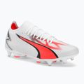 Herren PUMA Ultra Match MXSG Fußballschuhe puma weiß/puma schwarz/feuerorchidee