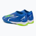 PUMA Ultra Match LL IT + Mid Jr Kinder Fußballschuhe ultra blau/puma weiß/pro grün 3