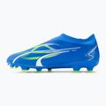 PUMA Ultra Match Ll FG/AG Jr Kinder Fußballschuhe ultra blau/puma weiß/pro grün 10