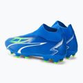 PUMA Herren Fußballschuhe Ultra Match+ Ll FG/AG ultra blau/puma weiß/pro grün 3