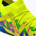 PUMA Future Match Energy TT + Mid Jr Kinder Fußballschuhe Ultra Blau/Gelb Alert/Leuchtend Pink 8