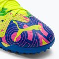 PUMA Future Match Energy TT Herren Fußballschuhe Ultra Blau/Gelb Alert/Leuchtend Pink 7