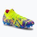 PUMA Future Ultimate Energy FG/AG Herren Fußballschuhe Ultra Blau/Gelb Alert/Leuchtend Pink