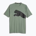 Herren-Trainings-T-Shirt PUMA Train All Day Big Cat eucalyptus/puma schwarz