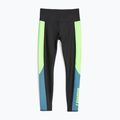 Damen Trainingsleggings PUMA Fit Eversculpt Color Block Hw 7/8 puma schwarz/speed grün 3