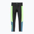 Damen Trainingsleggings PUMA Fit Eversculpt Color Block Hw 7/8 puma schwarz/speed grün 4