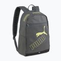 PUMA Phase II 21 l mineralgrau/limettenfarbener Rucksack 2