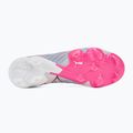 PUMA Future 7 Ultimate Low FG/AG weiß/schwarz/Giftrosa/helles Aqua/Silbernebel Fußballschuhe 4