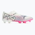 PUMA Future 7 Ultimate Low FG/AG weiß/schwarz/Giftrosa/helles Aqua/Silbernebel Fußballschuhe 9