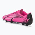PUMA Ultra Ultimate FG/AG Fußballschuhe Gift Pink/Puma Weiß/Puma Schwarz 3