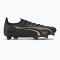 PUMA Ultra Ultimate FG/AG Fußballschuhe puma schwarz/kupfer rose 2