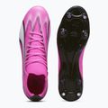 PUMA Ultra Match MxSG Fußballschuhe Gift Pink/Puma Weiß/Puma Schwarz 11