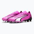 PUMA Ultra Match FG/AG Fußballschuhe giftrosa/puma weiß/puma schwarz 10