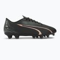 PUMA Ultra Play FG/AG Fußballschuhe puma schwarz/copper rose 2