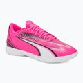 PUMA Ultra Play IT giftrosa/puma weiß/puma schwarz Fußballschuhe