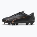 PUMA Ultra Play FG/AG Jr Kinder-Fußballschuhe puma schwarz/copper rose 8