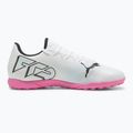 PUMA Future 7 Play TT Fußballschuhe puma weiß/puma schwarz/poison pink 9