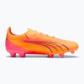 PUMA Ultra Ultimate FG/AG sunset glow/puma schwarz/sun stream Fußballschuhe 9