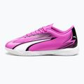 PUMA Ultra Play TT Jr Kinder Fußballschuhe Gift Pink/Puma Weiß/Puma Schwarz 8