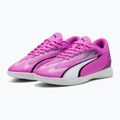 PUMA Ultra Play TT Jr Kinder Fußballschuhe Gift Pink/Puma Weiß/Puma Schwarz 10