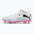 PUMA Future 7 Match MxSG Fußballschuhe puma weiß/puma schwarz/poison pink 8