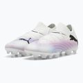PUMA Future 7 Pro FG/AG Jr Kinder Fußballschuhe puma weiß/puma schwarz/poison pink 10