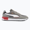 PUMA Graviton stürmische Schiefer/Puma weiß/Klub rot/Ingwer Tee Schuhe 2