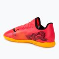 PUMA Future 7 Play IT Kinder Fußballschuhe sunset glow/puma schwarz/sun stream 3