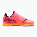 PUMA Future 7 Play IT Kinder Fußballschuhe sunset glow/puma schwarz/sun stream 9