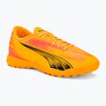 PUMA Ultra Play TT Sunset Glow/Puma Schwarz/Sun Stream Fußballschuhe