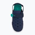 PUMA Evolve AC Inf Kindersandalen puma navy/sparkling green/puma weiß 5