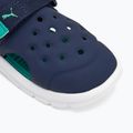 PUMA Evolve AC Inf Kindersandalen puma navy/sparkling green/puma weiß 7