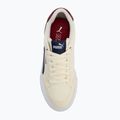 PUMA Court Classic Vulc FS Kinderschuhe warm weiß/puma navy/zucker mandel 5