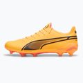 PUMA King Ultimate Fg/Ag sun stream/puma schwarz/sunset glow Fußballschuhe 8