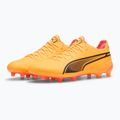 PUMA King Ultimate Fg/Ag sun stream/puma schwarz/sunset glow Fußballschuhe 10