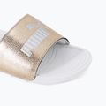 PUMA Cool Cat 2.0 Metallic Shine Flip-Flops puma gold/puma silber/puma weiß 7