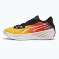 PUMA All-Pro Nitro Showtime gelb sizzle/violett schimmern Männer Basketball-Schuhe 9