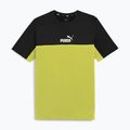 PUMA ESS+ Block Tee für Herren puma schwarz/lime sheen