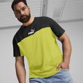 PUMA ESS+ Block Tee für Herren puma schwarz/lime sheen 4