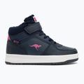 KangaROOS Kinderschuhe K-CP Bound Mid EV dark navy/daisy pink 2