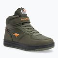 KangaROOS Kinderschuhe K-CP Bound Mid EV military green / flame