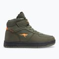 KangaROOS Kinderschuhe K-CP Bound Mid EV military green / flame 2