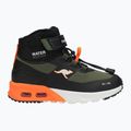 KangaROOS KX-Toke Mid EV Kinderschuhe Militärgrün / Neon Orange 8